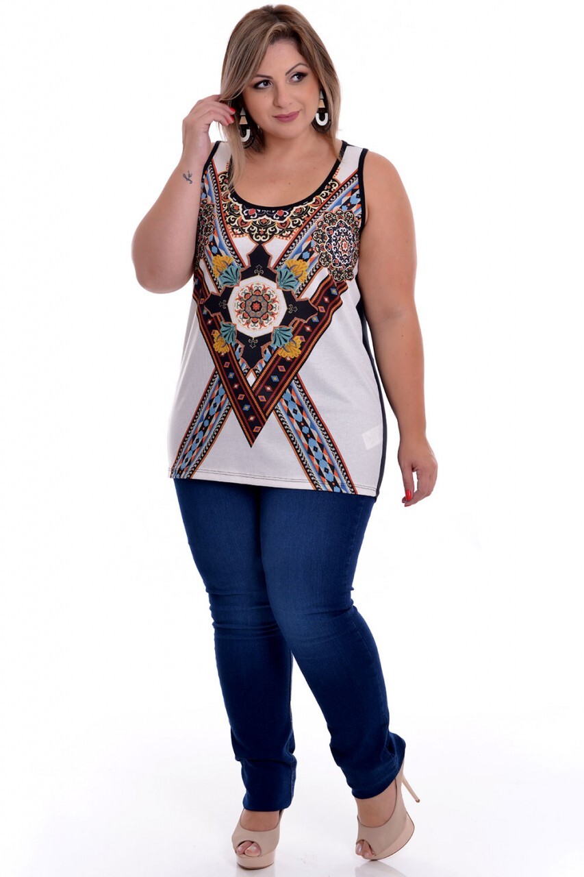 VK Moda Plus Size - Loja virtual - Regatinhas: as peças essenciais que você  precisa ter no armário para entrar no mood do verão! ☀️ Compre a regata  aqui