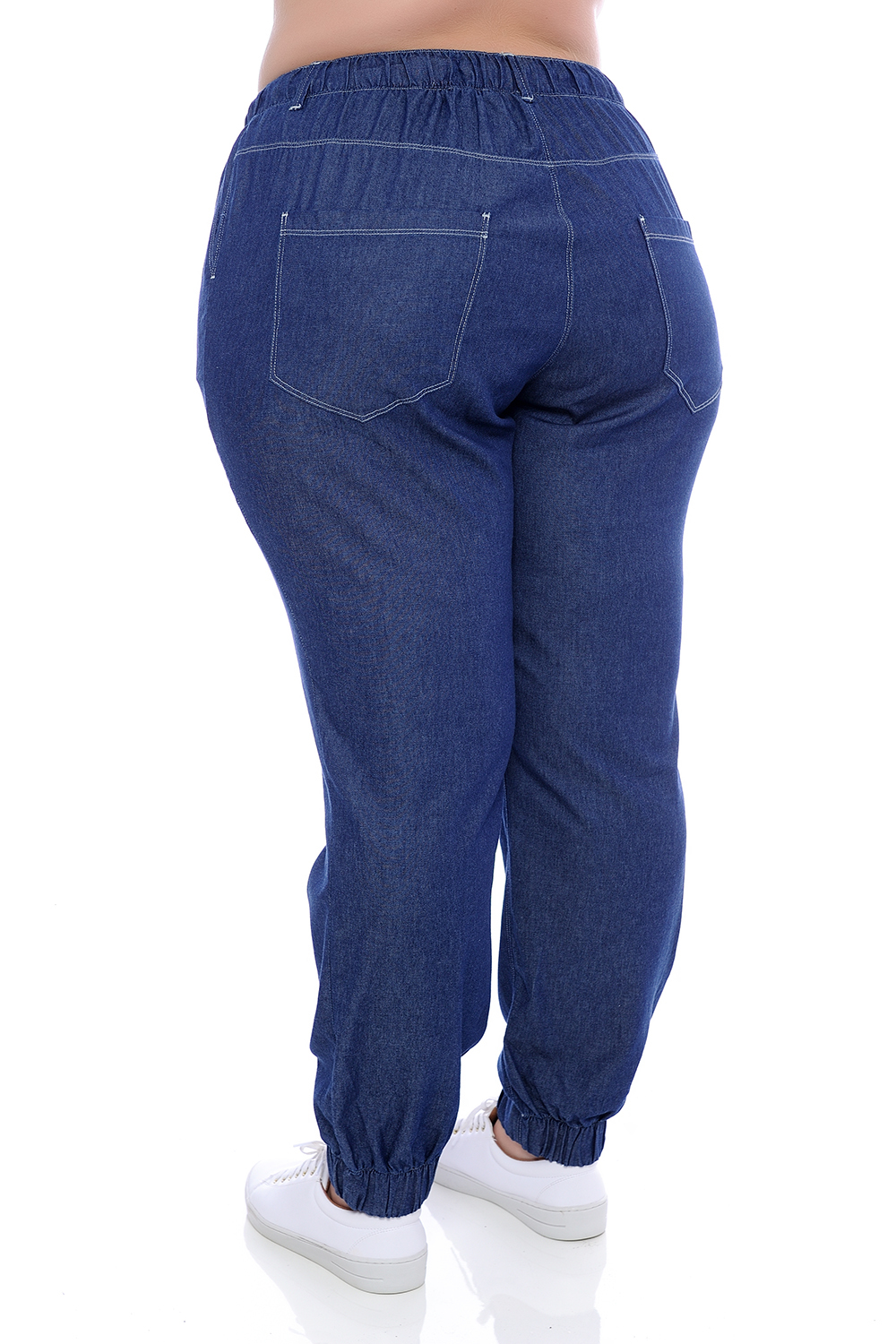 Calça Jeans Plus Size Jogger Vk Moda