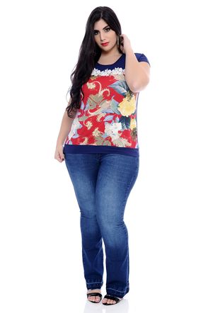Blusa Plus Size Up Red