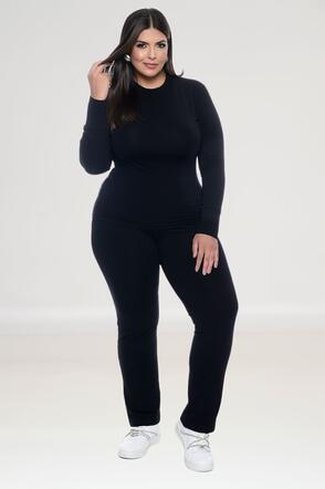 Blusa Plus Size Viscolyra Lisa