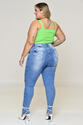Cropped Plus Size Verde Lima