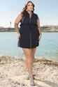 Vestido Plus Size Cargo Preto