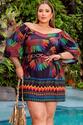 Vestido Preto Plus Size Curto