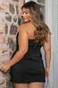 Conjunto de Blazer e Cropped Alfaiataria Preto
