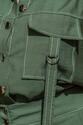 Conjunto Plus Size Bolsos Cargo Pesponto Verde