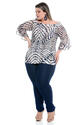 Blusa Plus Size Lindoia