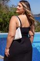 Vestido Plus Size Midi Alfaiataria