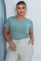 T-shirt Plus Size Pérola