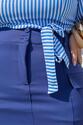 Short Saia Plus Size Alfaiataria Bergamo Azul
