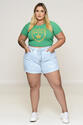 T-shirt Plus Size Brasil Verde