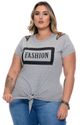 T-shirt Plus Size Fashion Mescla