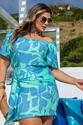 Conjunto Plus Size Rayon Bamboo Azul