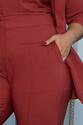Calça Plus Size Alfaiataria Bergamo Telha
