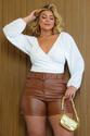 Short Plus Size em Corino