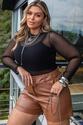 Short Plus Size em Corino