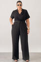 Conjunto Plus Size Stef Blusa e Calça Preto
