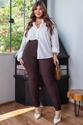 Camisa Plus Size Off White Maquinetada