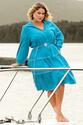 Vestido Chemise Plus Size Abotoamento Frontal