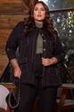 Conjunto Plus Size Jaqueta e Calça Pespontados