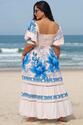 Vestido Plus Size Mar de Flores
