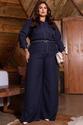 Conjunto Plus Size Pesponto Azul