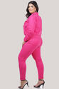Jaqueta Plus Size Pink