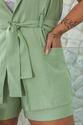 Conjunto Plus Size Max Colete e Saia Short
