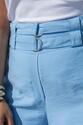 Short Plus Size Azul Fivelas