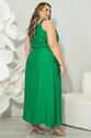 Saia Plus Size Longa Verde