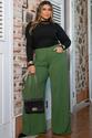 Blusa Plus Size Canelada Com Pregas Preta