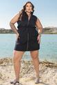 Vestido Plus Size Cargo Preto