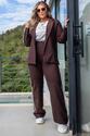 Blazer Plus Size Power Track - Marrom
