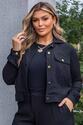 Conjunto Plus Size Jaqueta e Calça Preto