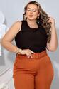 Regata Plus Size Detalhe Laço