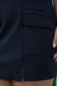 Short Saia Plus Size Alfaiataria Bergamo Preto