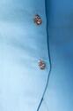 Conjunto Plus Size Botoes Orgânico Azul