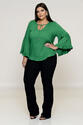 Blusa Plus Size Flor do Rio
