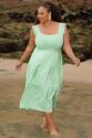 Vestido Plus Size Midi Verde