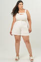 Cropped Plus Size em Lese Off White