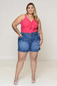 Cropped Plus Size Rosa Chiclete