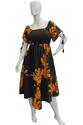 Vestido Plus Size Flor da Terra - Amarelo
