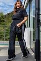 Calça Plus Size Power Track Preto