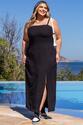 Vestido Plus Size Midi Alfaiataria