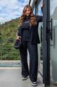 Calça Plus Size Power Track Preto