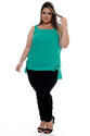 Regata Plus Size Folha