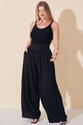 Conjunto Plus Size Blusa e Calça Preto