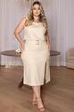 Conjunto Plus Size Macaron - Bege