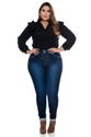 Calça Jeans Plus Size Skinny Cinta Modeladora