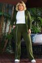 Conjunto Plus Size Blazer e Calça Moletinho Verde