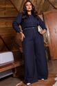 Conjunto Plus Size Pesponto Azul